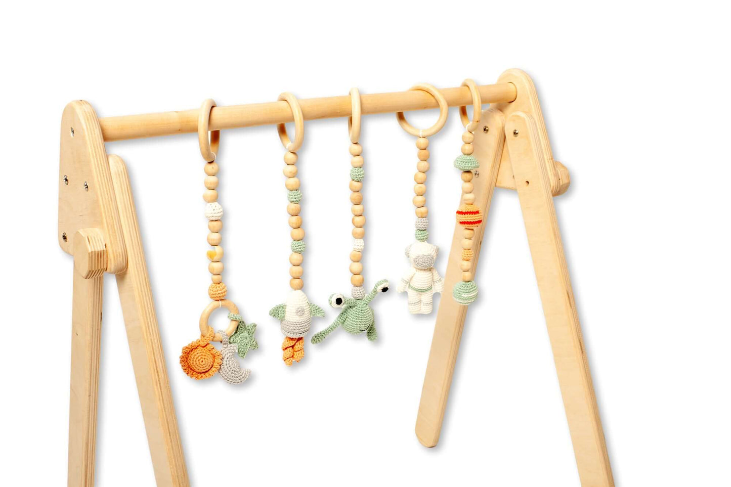 Montessori Babygym & Set Met Hangend Speelgoed