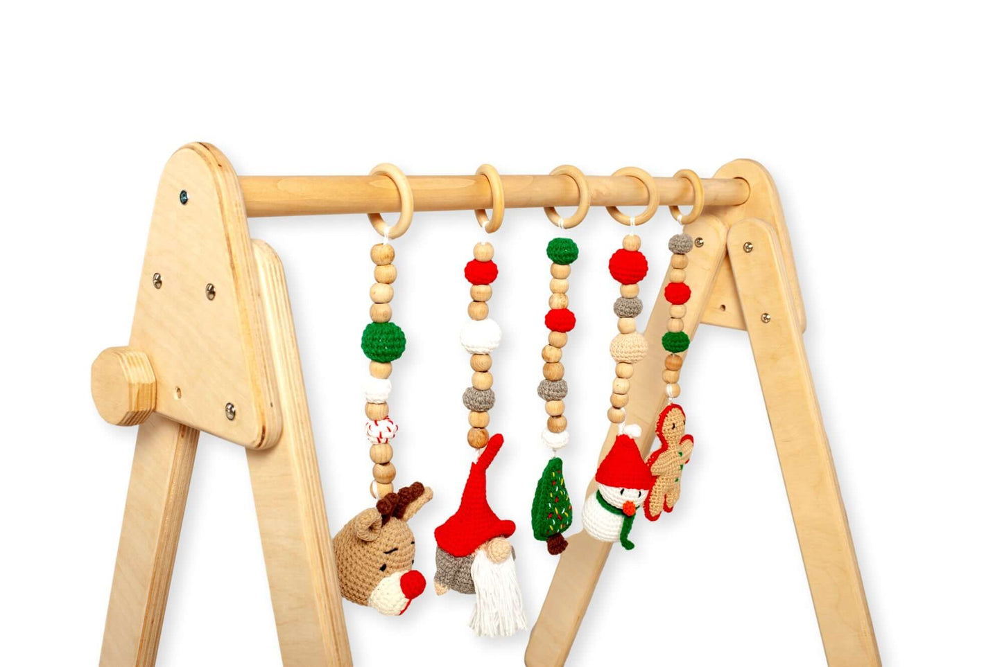 Montessori Babygym & Set Met Hangend Speelgoed