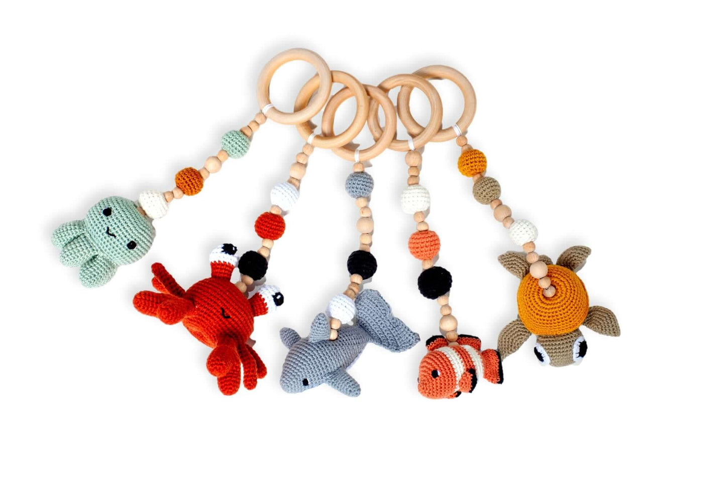 Montessori Babygym & Set Met Hangend Speelgoed