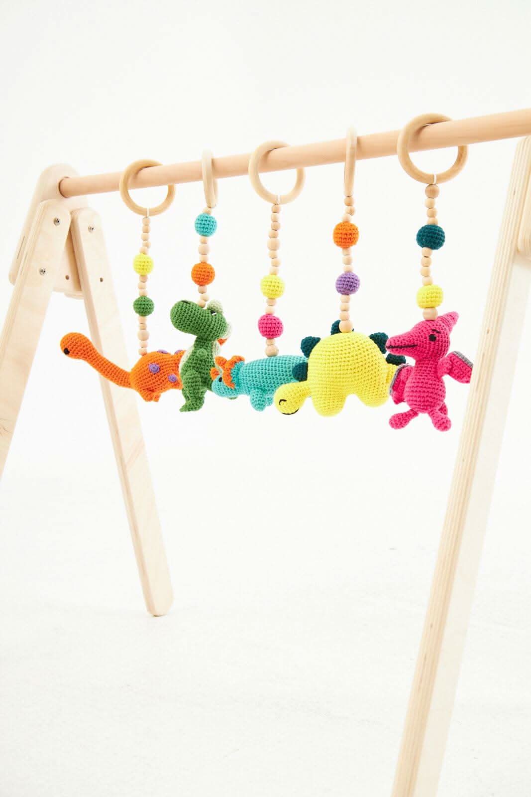 Montessori Babygym & Set Met Hangend Speelgoed